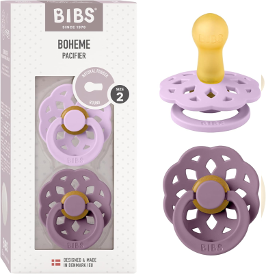 BIBS BOHEME smoczki uspokajające 2pack 6msc+