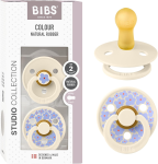 BIBS COLOUR STUDIO smoczki uspokajające 2pack kauczuk 6-18msc