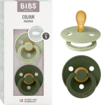BIBS COLOUR smoczki uspokajające 2pack kauczuk 0-6msc SYMETRYCZNE