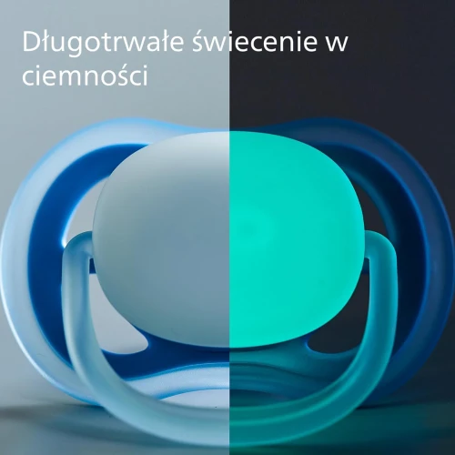 PHILIPS AVENT Ultra Air Night smoczki x 2 0-6msc ŚWIECĄ W CIEMNOŚCI