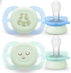 PHILIPS AVENT Ultra Start smoczki x 2 0-2msc NIGHTTIME świeci w ciemności