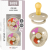 BIBS COLOUR STUDIO smoczki uspokajające 2pack kauczuk 6-18msc