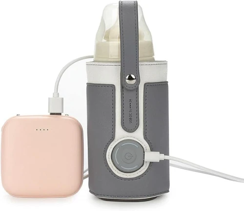 PODGRZEWACZ do butelek samochodowy USB przenośny 2w1