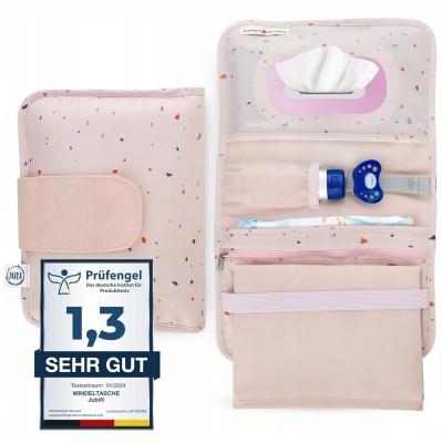JUBI organizer na pieluchy chusteczki +przewijak