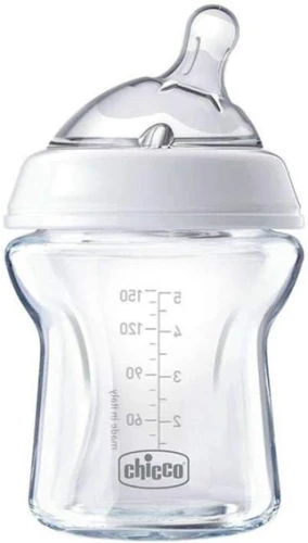 CHICCO butelka NaturalFeeling 150ml SZKŁO