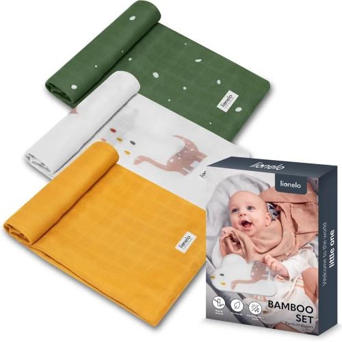 LIONELO bambusowy OTULACZ 70x70 x3