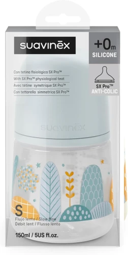 SUAVINEX PREMIUM butelka ze smoczkiem SX PRO 150 ml 0m+