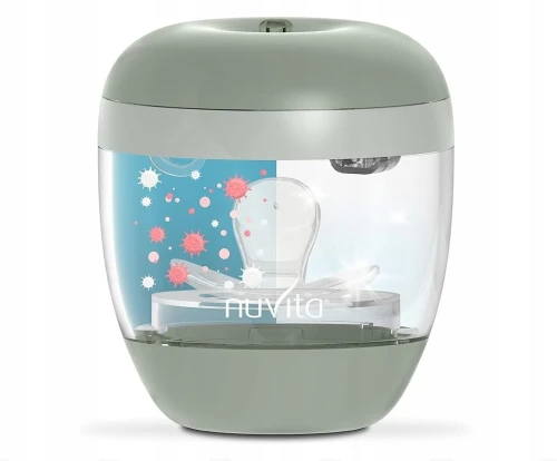 NUVITA MellyPlus 2 podręczny sterylizator UV do smoczków butelek 2 minuty "O