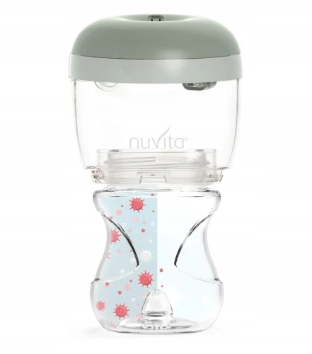 NUVITA MellyPlus 2 podręczny sterylizator UV do smoczków butelek 2 minuty "O