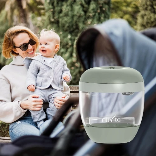 NUVITA MellyPlus 2 podręczny sterylizator UV do smoczków butelek 2 minuty "O
