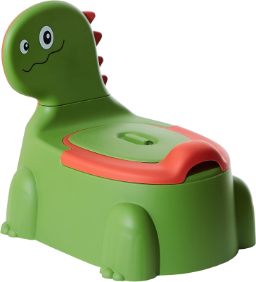 SUPER BEBE nocnik z wyjmowaną wkładką i pokrywą dinozaur