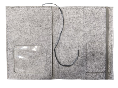 LUXDAG filcowe etui na kartę ciąży BOCIAN 14 x 19,5 cm
