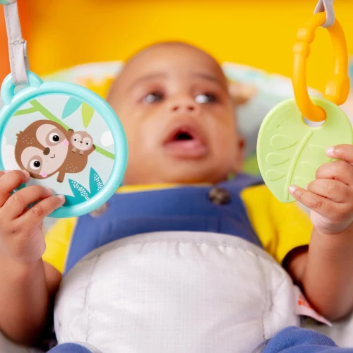 BRIGHT STARTS Safari Fun bujaczek z wibracjami i melodią