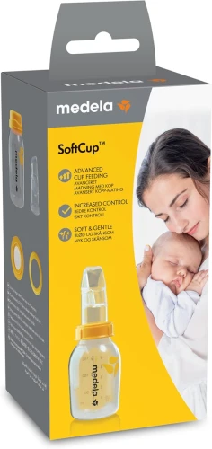 MEDELA SOFTCUP dokarmianie łyżeczka z butelką