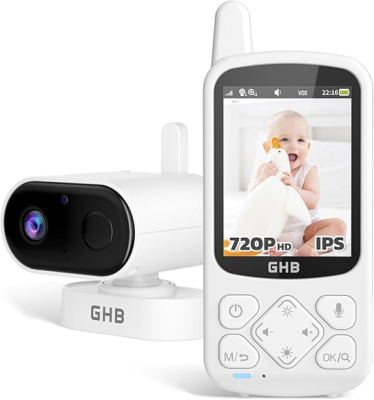 GHB ABM800 cyfrowa niania elektroniczna 2,8" LCD