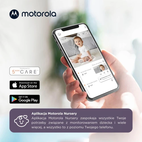 MOTOROLA PIP1000 Connect zdalnie sterowana kamera niania elektroniczna HD