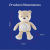 CHICCO First Dreams miś PROJEKTOR lampka dźwięki