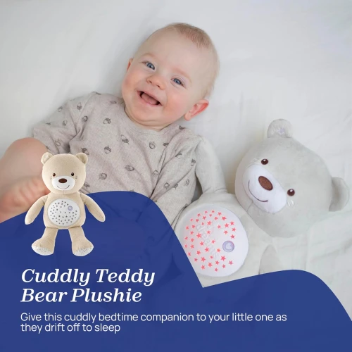 CHICCO First Dreams miś PROJEKTOR lampka dźwięki