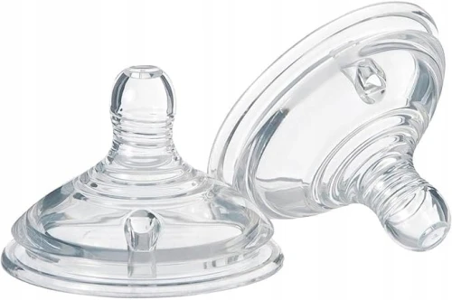 TOMMEE TIPPEE smoczek do butelki CLOSER TO NATURE 3msc+ x2