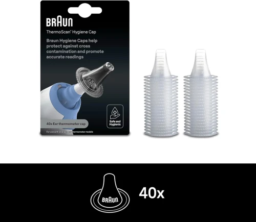 BRAUN LF40 nakładki ochronne do termometru dousznego Thermoscan 40 sztuk