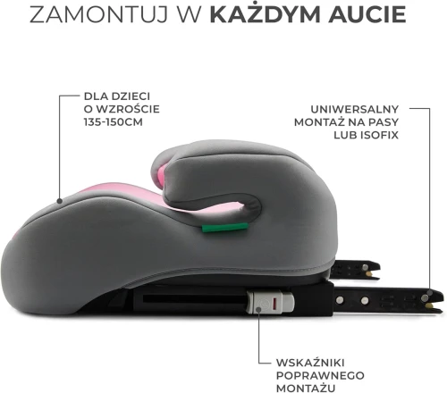 KINDERKRAFT I-BOOST fotelik samochodowy podwyższający grupa III
