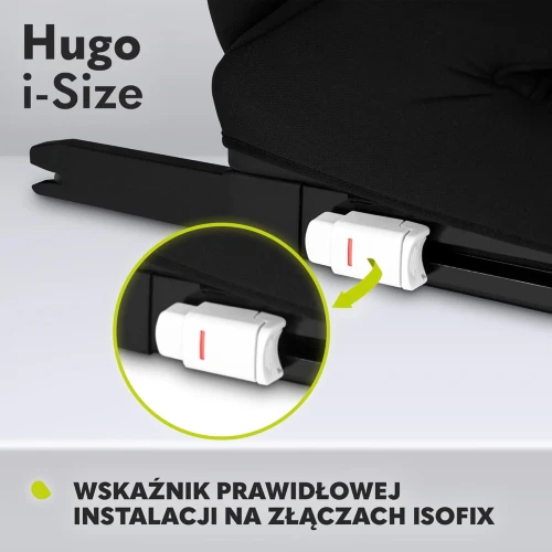 LIONELO HUGO i-Size fotelik samochodowy gr.2 i 3 ISOFIX