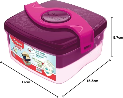 LUNCHBOX śniadaniówka z dwoma przegródkami 1,4l