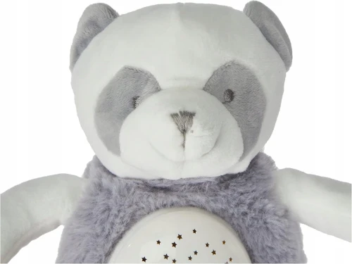 DOUDOU et COMPAGNIE przytulanka projektor z melodią PANDA 25 cm