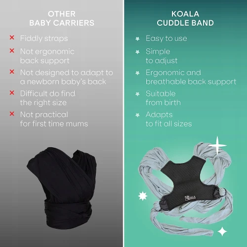 KOALA BABYCARE chusta do noszenia dziecka 2w1
