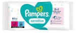 PAMPERS SENSITIVE chusteczki nawilżane x80 "N