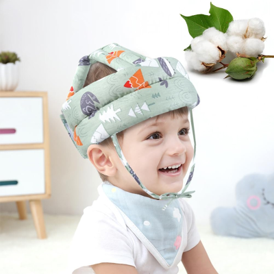KASK ochronny do nauki chodzenia + osłona narożników x4