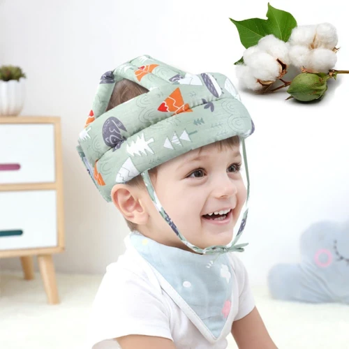 KASK ochronny do nauki chodzenia + osłona narożników x4