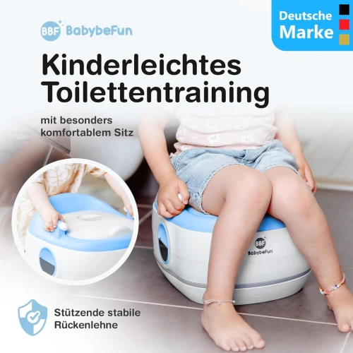 BABYBEFUN 3w1 nocnik nakładka podnóżek
