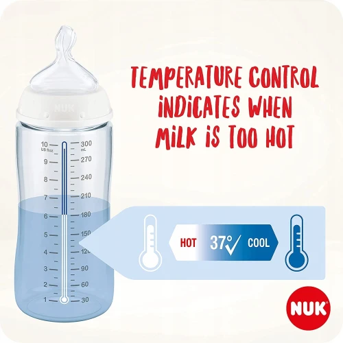NUK zestaw  butelek Perfect Start  kontrola temperatury 9el.