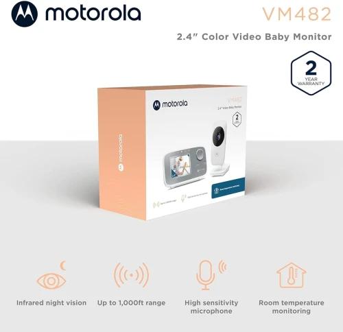 MOTOROLA VM482 cyfrowa niania elektroniczna 2,4"