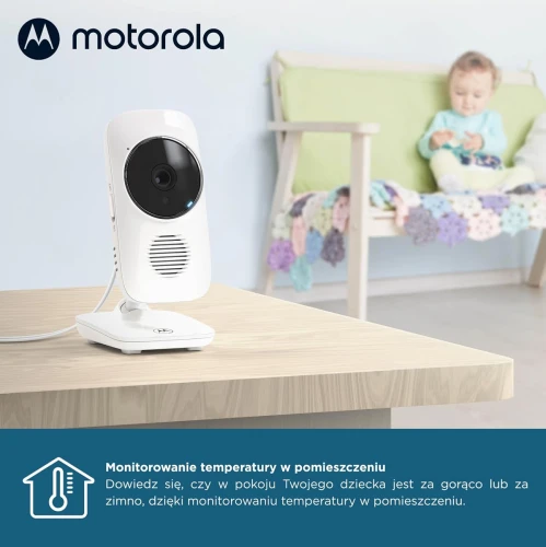 MOTOROLA VM483 cyfrowa niania elektroniczna 2,8"