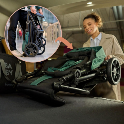 LIONELO MIRA wózek spacerowy do 22 kg