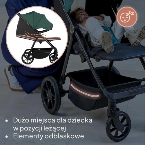 LIONELO MIRA wózek spacerowy do 22 kg