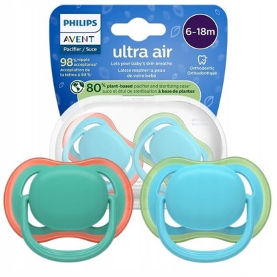 PHILIPS AVENT Ultra Air smoczki x 2 6-18msc