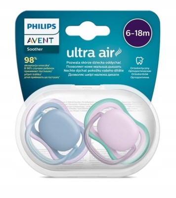 PHILIPS AVENT Ultra Air smoczki x 2 6-18msc