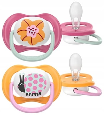 PHILIPS AVENT Ultra Air Happy smoczki x 2 6-18msc