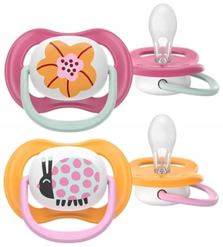 PHILIPS AVENT Ultra Air Happy smoczki x 2 6-18msc