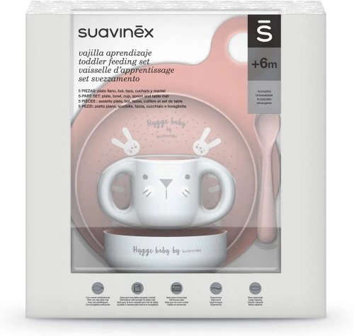 SUAVINEX zestaw naczyń 5el. HYGGE 6m+