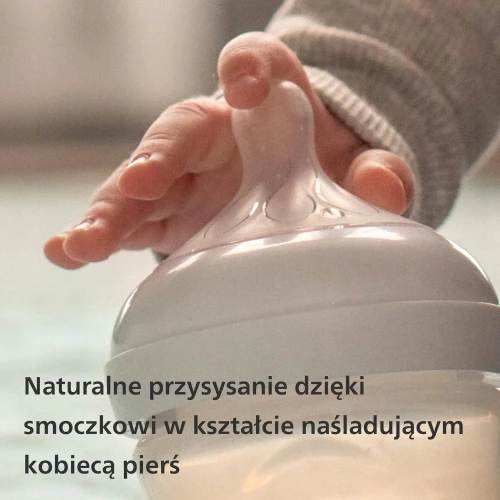 PHILIPS AVENT Natural Response zestaw 3 butelki SZKLANE + smoczek