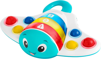 BABY EINSTEIN Pop &amp; Explore płaszczka interaktywna w 3 językach 6 m+