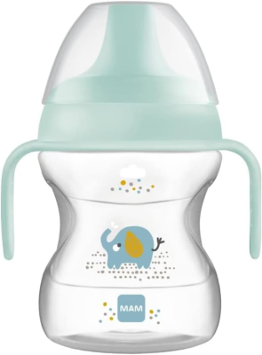 MAM Learn To Drink Cup kubek niekapek z ustnikiem 190 ml 6 m+