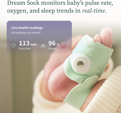 OWLET DREAM SOCK pulsometr pulsoksymetr 2w1 dla niemowląt 0-18msc