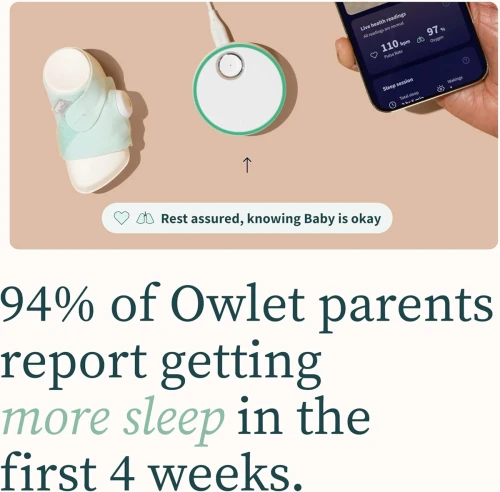 OWLET DREAM SOCK pulsometr pulsoksymetr 2w1 dla niemowląt 0-18msc