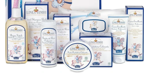 HELAN Linea Bimbi zestaw do pielęgnacji dziecka SZAMPON KREMY PUDER CHUSTECZKI