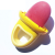 NUBY forma do lodów w kształcie smoczka 4 sztuki + taca do zamrażania